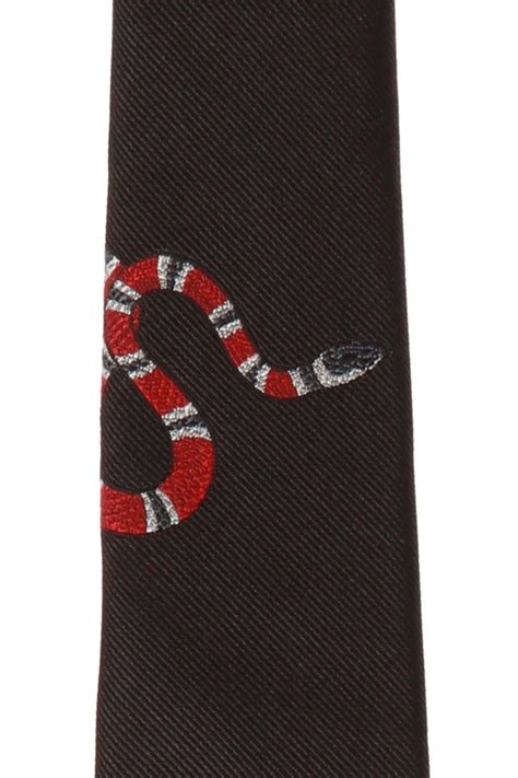 gucci neck tie|gucci snake tie.